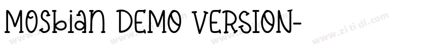 Mosbian DEMO VERSION字体转换